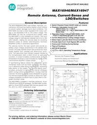 MAX16947GEE/V+T Datasheet Cover