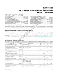 MAX16961RAUEA/V+T Datasheet Page 2