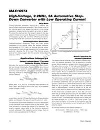 MAX16974AUE/V+T Datasheet Page 12