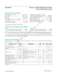 MAX16977RATE+ Datasheet Page 2