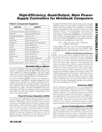 MAX17003ETJ+T Datasheet Page 17