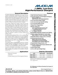 MAX17005AETP+T Datasheet Cover