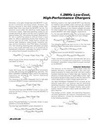 MAX17006ETP+T Datasheet Page 19