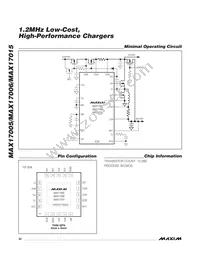 MAX17006ETP+T Datasheet Page 22