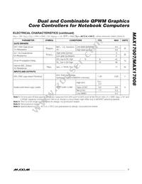 MAX17007GTI+T Datasheet Page 7