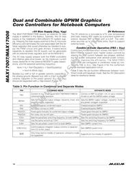 MAX17007GTI+T Datasheet Page 18