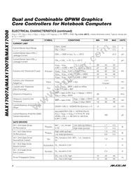 MAX17008GTI+ Datasheet Page 4