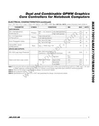 MAX17008GTI+ Datasheet Page 7