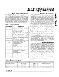 MAX17014AETM+T Datasheet Page 17