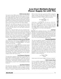 MAX17014AETM+T Datasheet Page 19