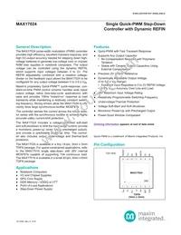 MAX17024ETD+T Datasheet Cover