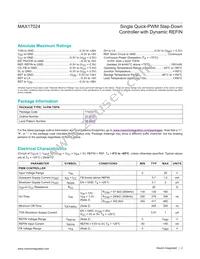 MAX17024ETD+T Datasheet Page 2