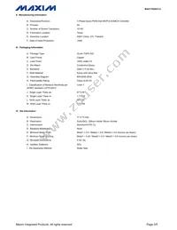 MAX17028GTJ+ Datasheet Page 3