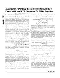 MAX17031ETG+T Datasheet Page 22