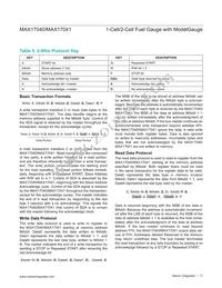 MAX17041X+ Datasheet Page 11