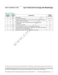 MAX17049X+T10 Datasheet Page 19