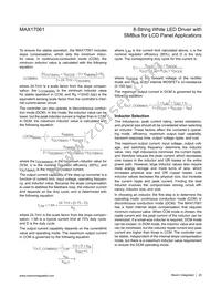 MAX17061ETI+ Datasheet Page 20