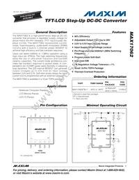 MAX17062ETB+T Datasheet Cover