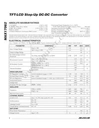 MAX17062ETB+T Datasheet Page 2