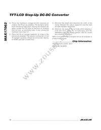 MAX17062ETB+T Datasheet Page 12