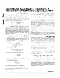 MAX17094ETM+T Datasheet Page 22