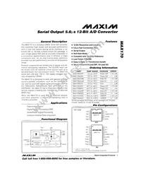 MAX170DCWE+TG55 Datasheet Cover
