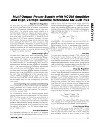 MAX17114ETM+T Datasheet Page 21