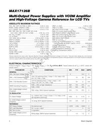 MAX17126BETM+T Datasheet Page 2