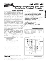 MAX1715EEI+TGC1 Datasheet Cover