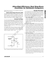 MAX1715EEI Datasheet Page 17