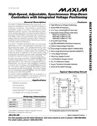 MAX1716EEG+ Datasheet Cover