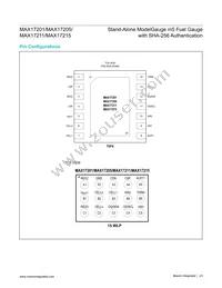 MAX17205G+ Datasheet Page 23