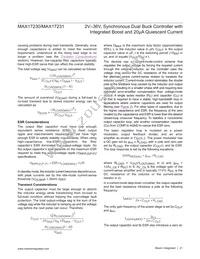 MAX17231ETLS+ Datasheet Page 21