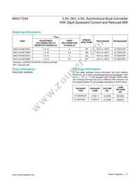 MAX17244ETESA+ Datasheet Page 17