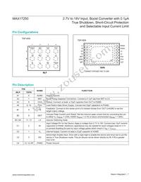 MAX17250ANC+ Datasheet Page 7