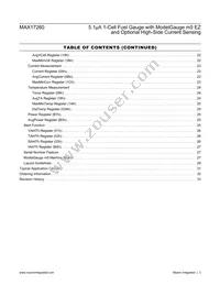 MAX17260SEWL+ Datasheet Page 3