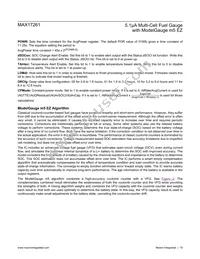 MAX17261METD+T Datasheet Page 19