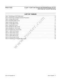 MAX17262REWL+ Datasheet Page 5