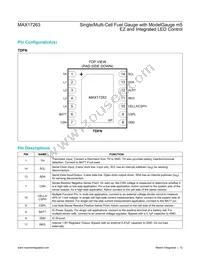 MAX17263LETD+T Datasheet Page 12