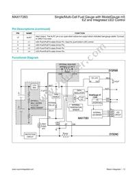 MAX17263LETD+T Datasheet Page 13