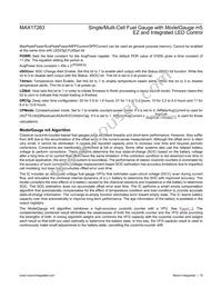 MAX17263LETD+T Datasheet Page 19