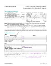 MAX17271ETE+T Datasheet Page 3