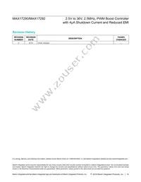 MAX17292ETCD+ Datasheet Page 18