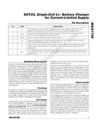 MAX1736ETT42+T Datasheet Page 5