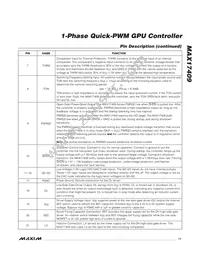 MAX17409GTI+T Datasheet Page 11