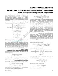 MAX17497BATE+ Datasheet Page 21