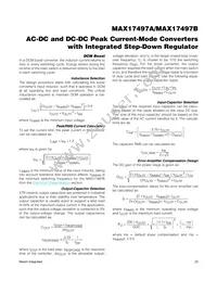 MAX17497BATE+ Datasheet Page 23