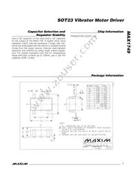 MAX1749EUK-T Datasheet Page 7