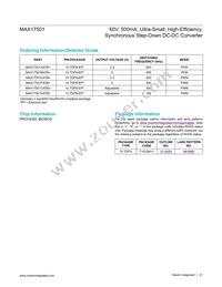 MAX17501HATB+ Datasheet Page 21