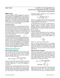 MAX17503SATP+T Datasheet Page 19